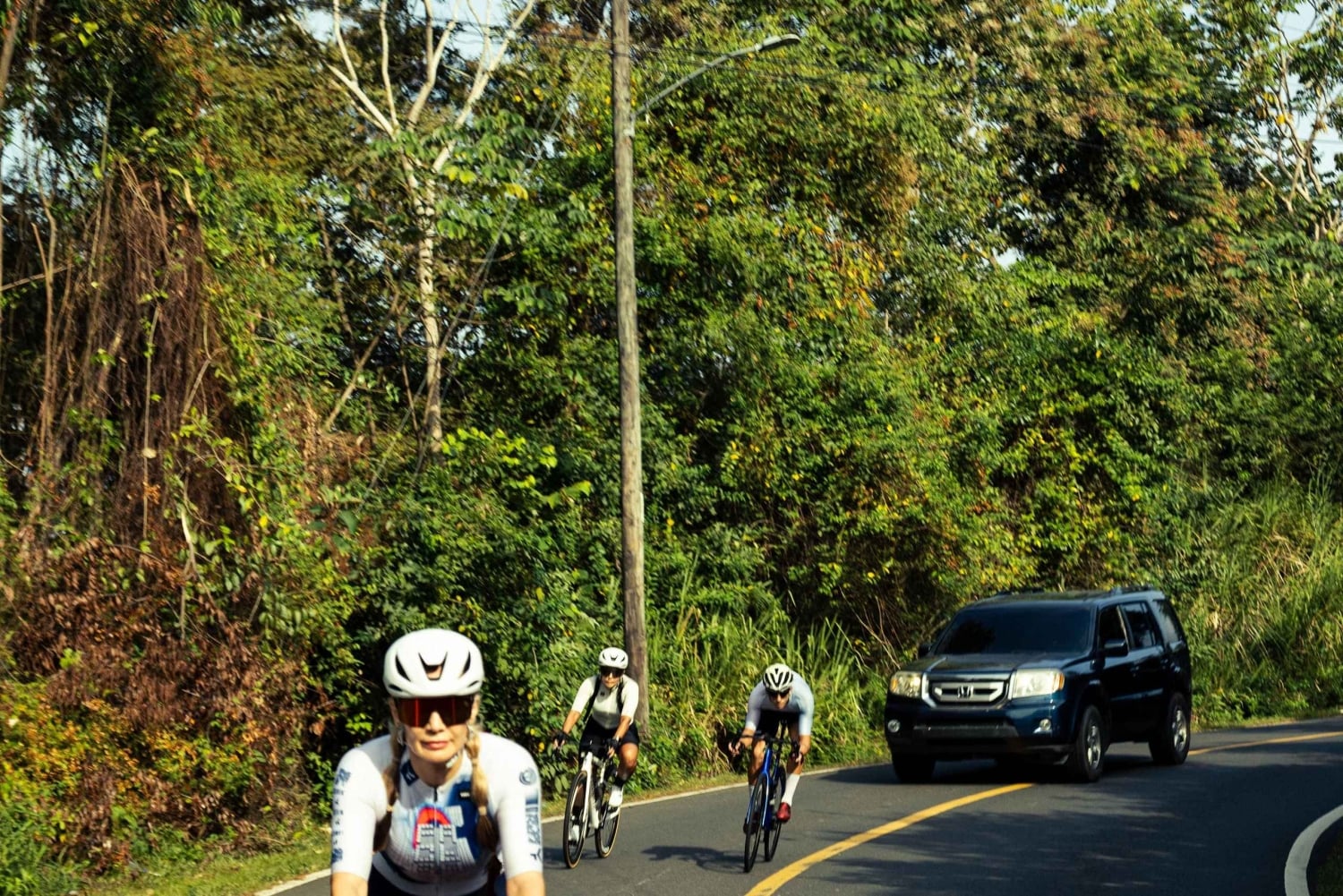 Cidade do Panamá: passeio de treino de bicicleta de estrada com serviço de busca no hotel