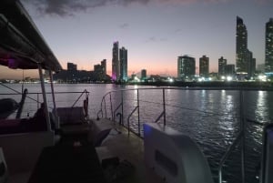 Cidade do Panamá: Passeio de Catamarã pela Baía do Panamá ao pôr do sol com bar aberto