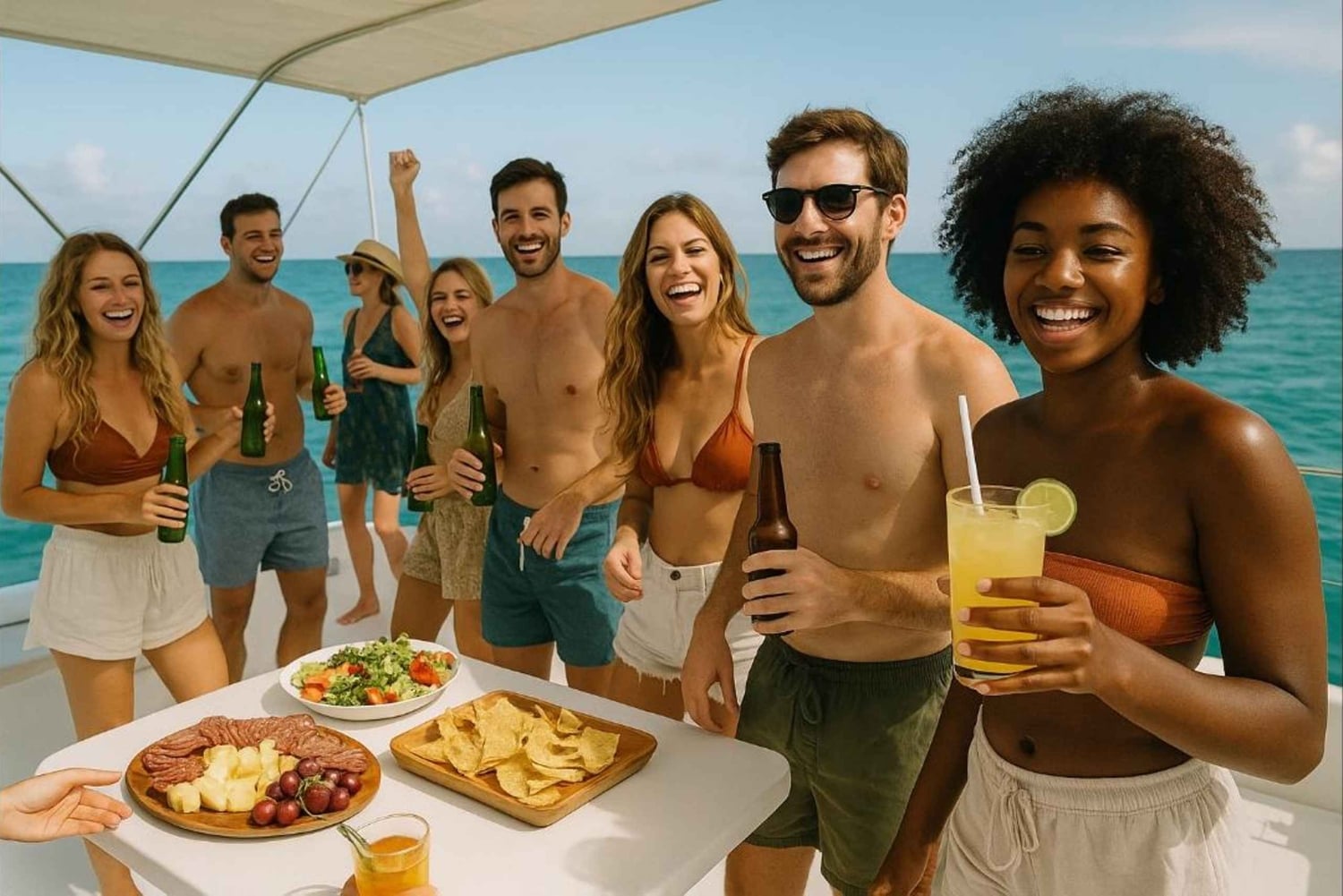 Panama City: Taboga Island Catamaran Cruise with Lunch