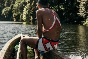 Panama: Embera by och vattenfallstur