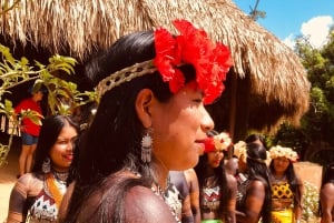 Panama: Villaggio indiano Embera Tusipono