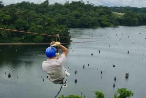 Panama: Monkey Island og Gamboa regnskogstur med zipline