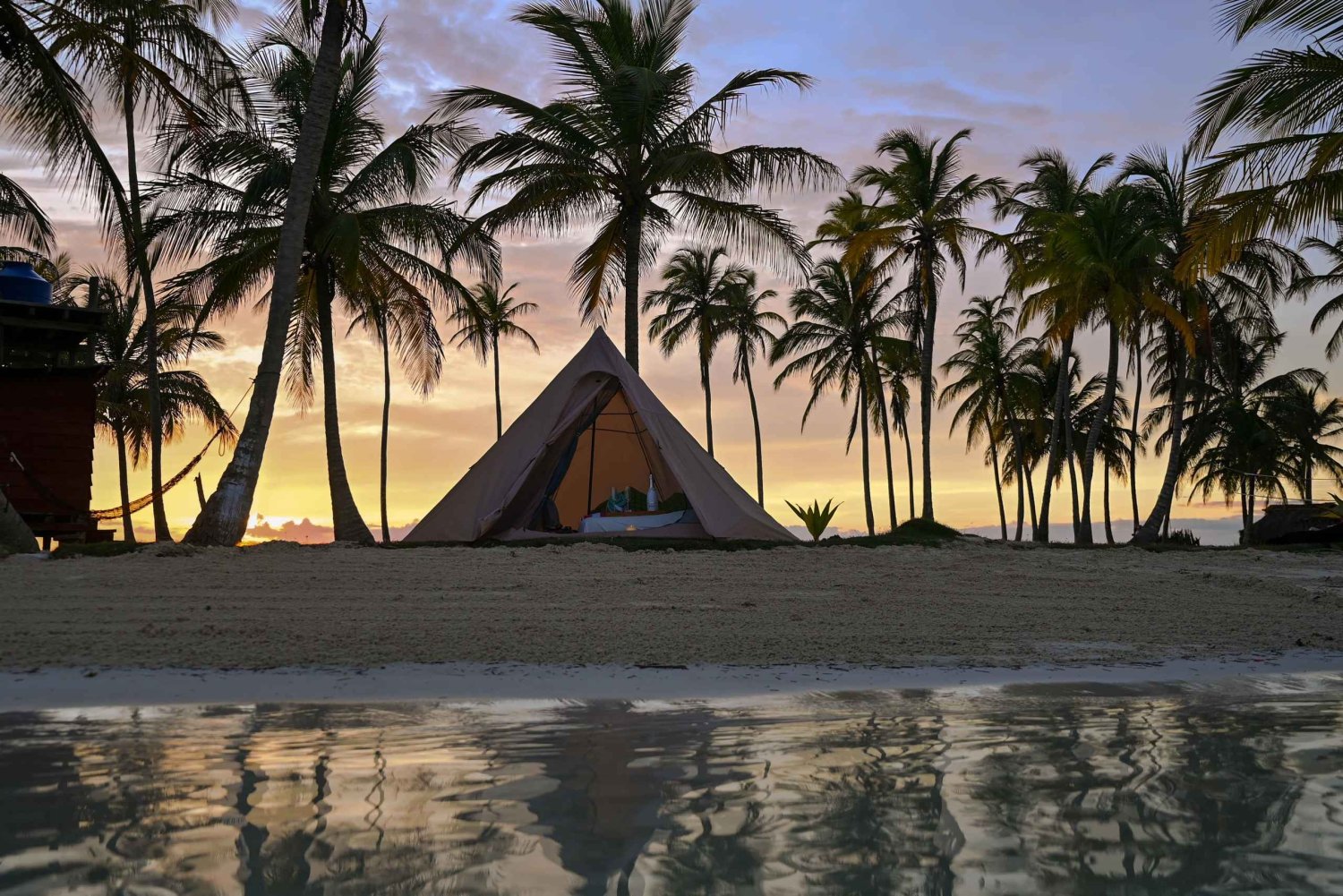 Campeggio romantico alle Isole San Blas
