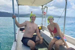 Aventuras de mergulho com snorkel e caiaque na praia de Portobelo