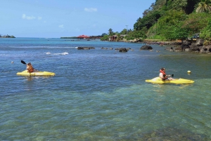 Snorkling og kajakeventyr på stranden i Portobelo