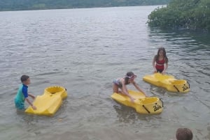 Snorkelen en kajakvaren op het strand van Portobelo