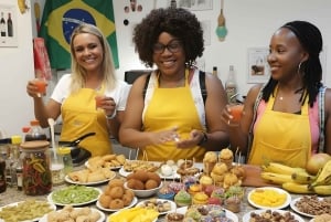 Sessão de degustação de comida e bebidas da América Central do Panamá