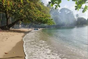 Tour de playa al caribe panameño. Playa blanca venas azul