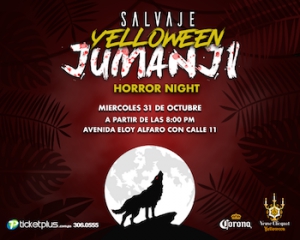 SALVAJE JUMANJI HALLOWEEN HORROR NIGHT AFTER PARTY MALUMA