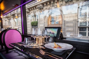 Bus Toqué Champs Elysées Tour w/ 3-Course Dinner & Champagne