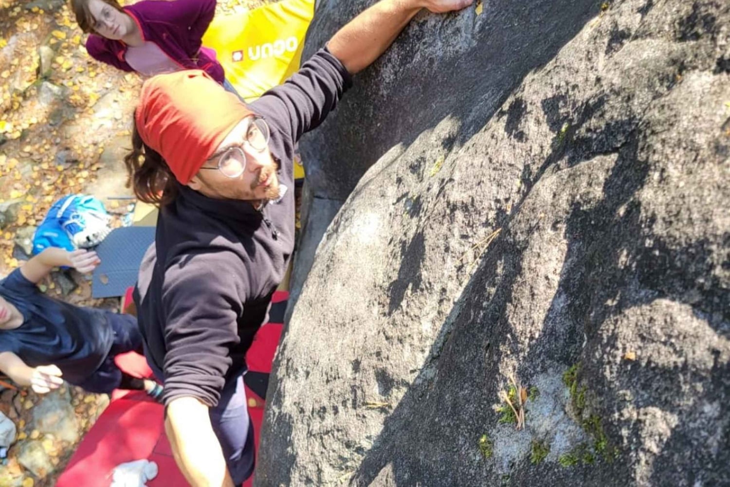 Escalada em Fontainebleau a partir de Paris com guia certificado