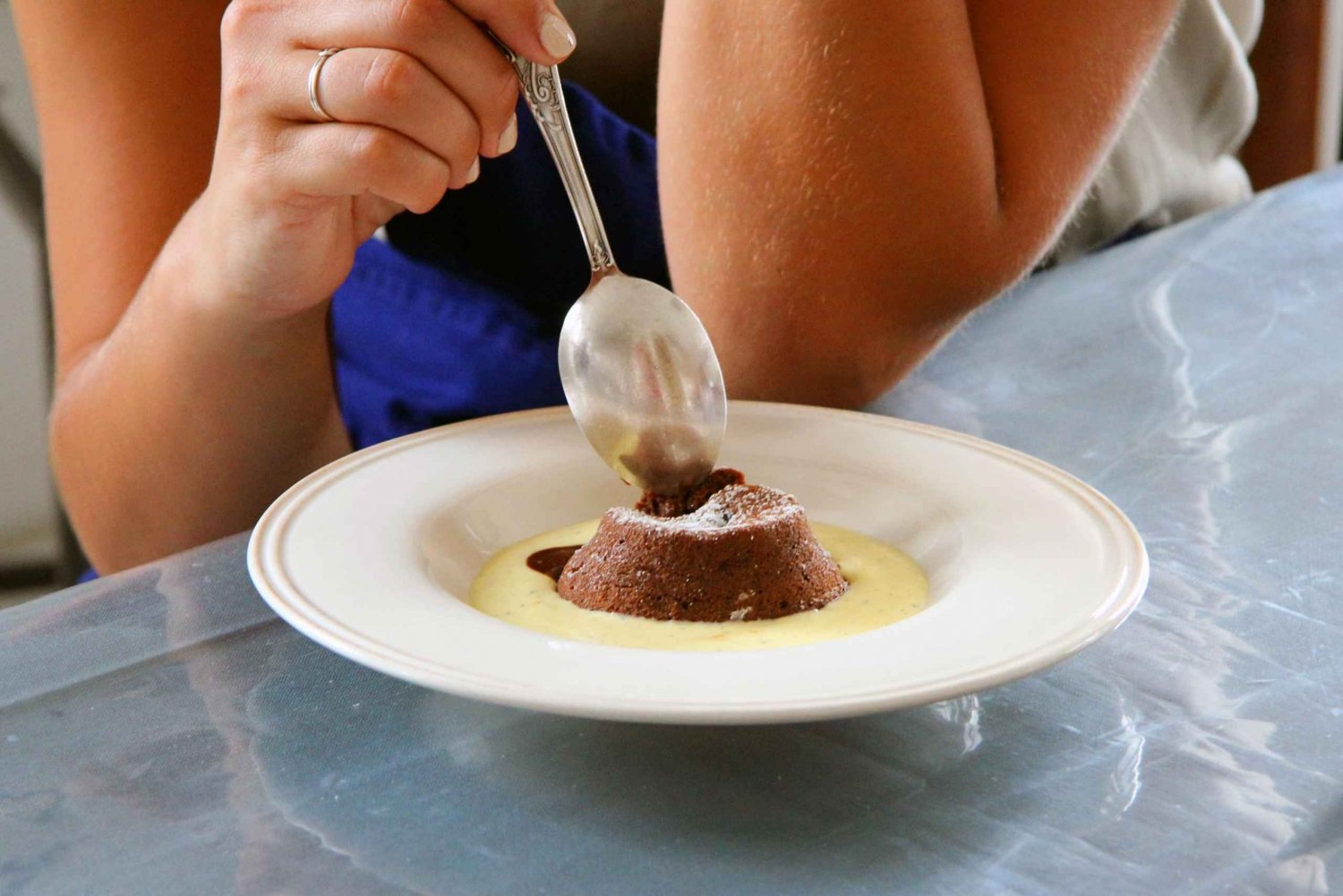 Fransk dessertklass med en parisisk kock