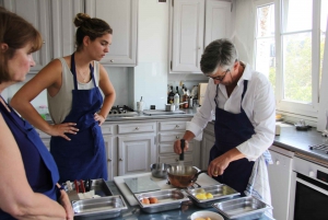 Fransk dessertklass med en parisisk kock