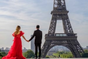 エッフェル塔のプライベート撮影