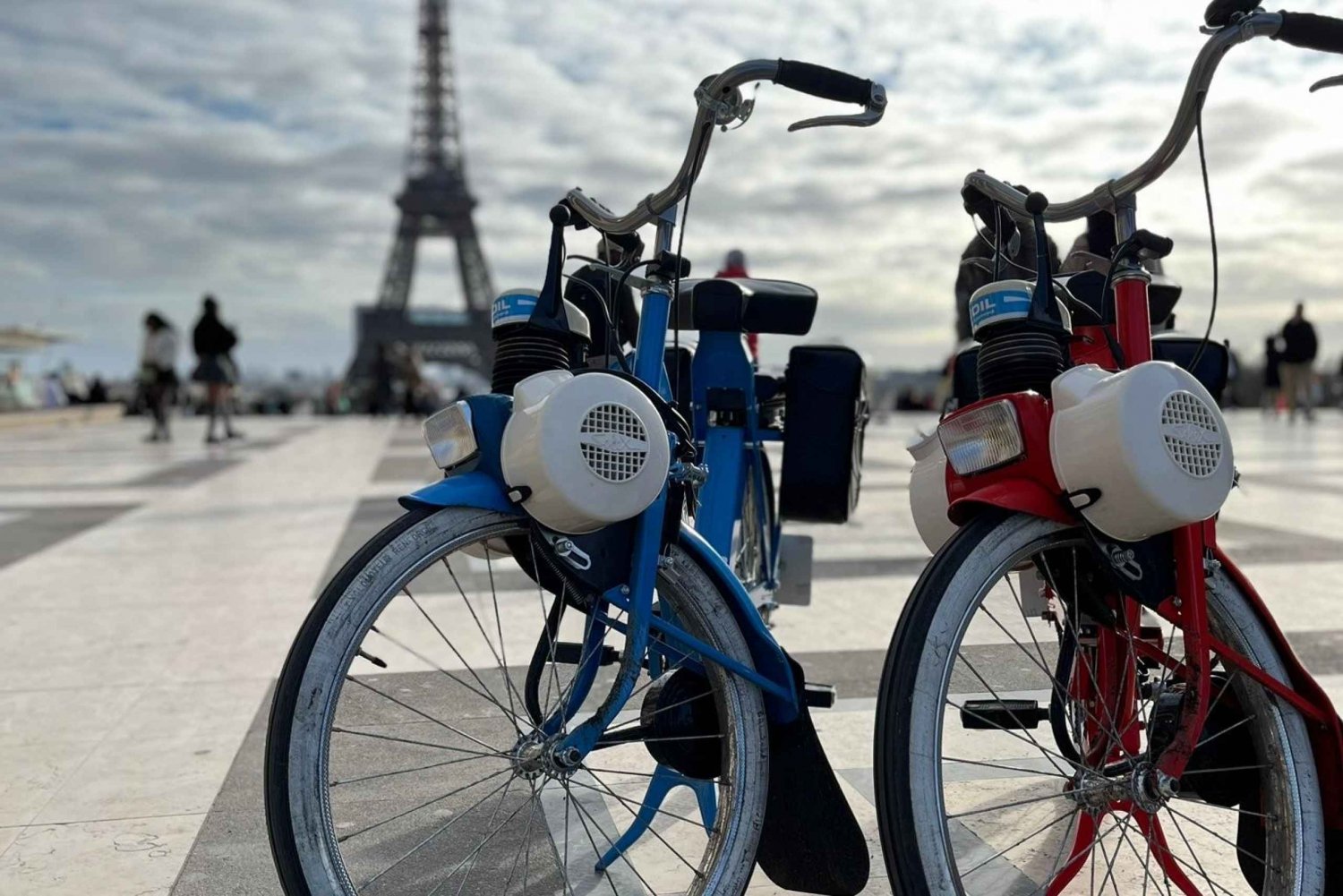 Left Bank Highlights: Guided Vintage Bike Tour on a Solex