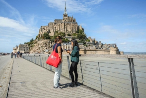 De Paris: Excursão guiada de 1 dia ao Monte Saint-Michel