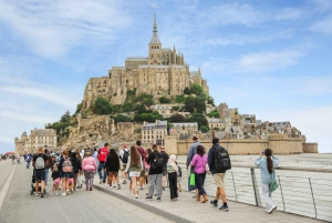 De Paris: Excursão guiada de 1 dia ao Monte Saint-Michel