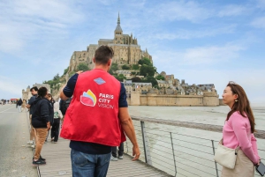 De Paris: Excursão guiada de 1 dia ao Monte Saint-Michel