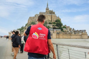 De Paris: Excursão guiada de 1 dia ao Monte Saint-Michel