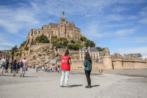 De Paris: Excursão guiada de 1 dia ao Monte Saint-Michel