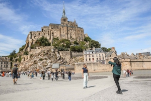 De Paris: Excursão guiada de 1 dia ao Monte Saint-Michel