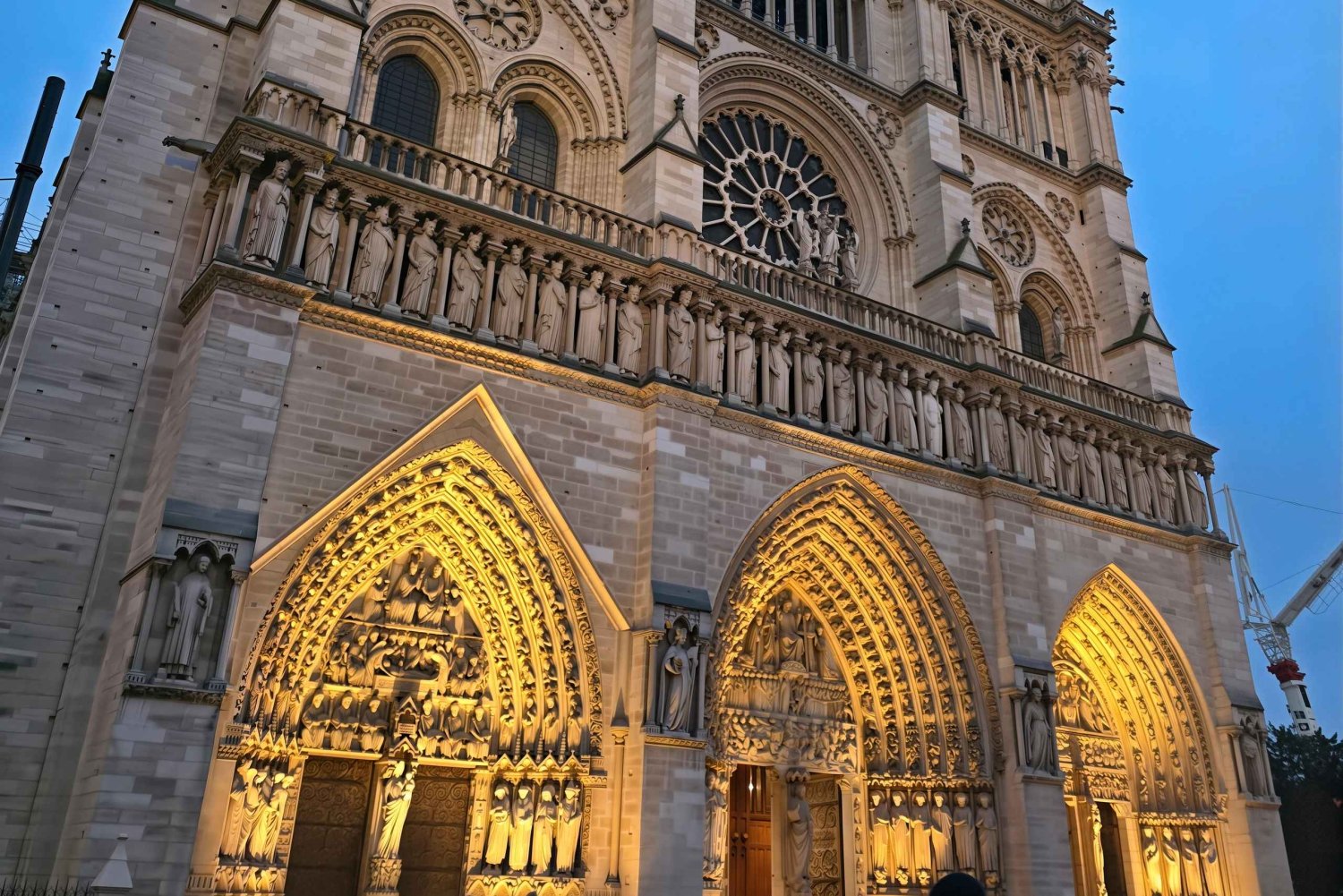 Visite guidée de l'intérieur de Notre-Dame