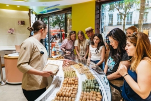 Le Marais matvandring med ost, vin og bakverk