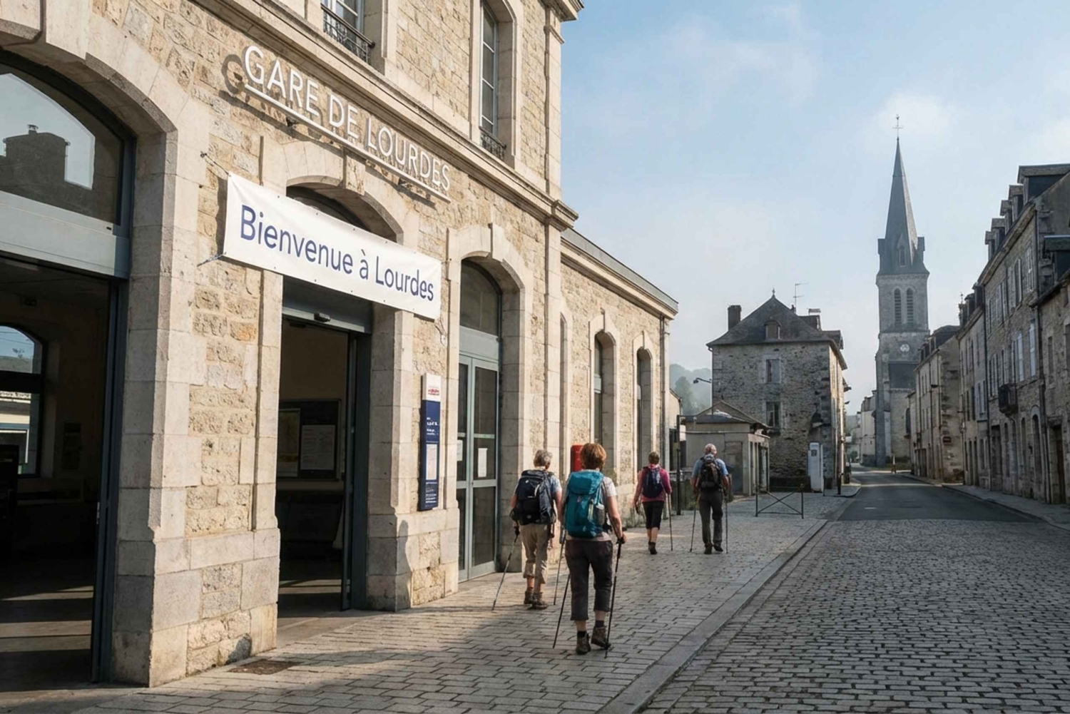 Visita guiada ao Santuário de Lourdes com transfers de Paris