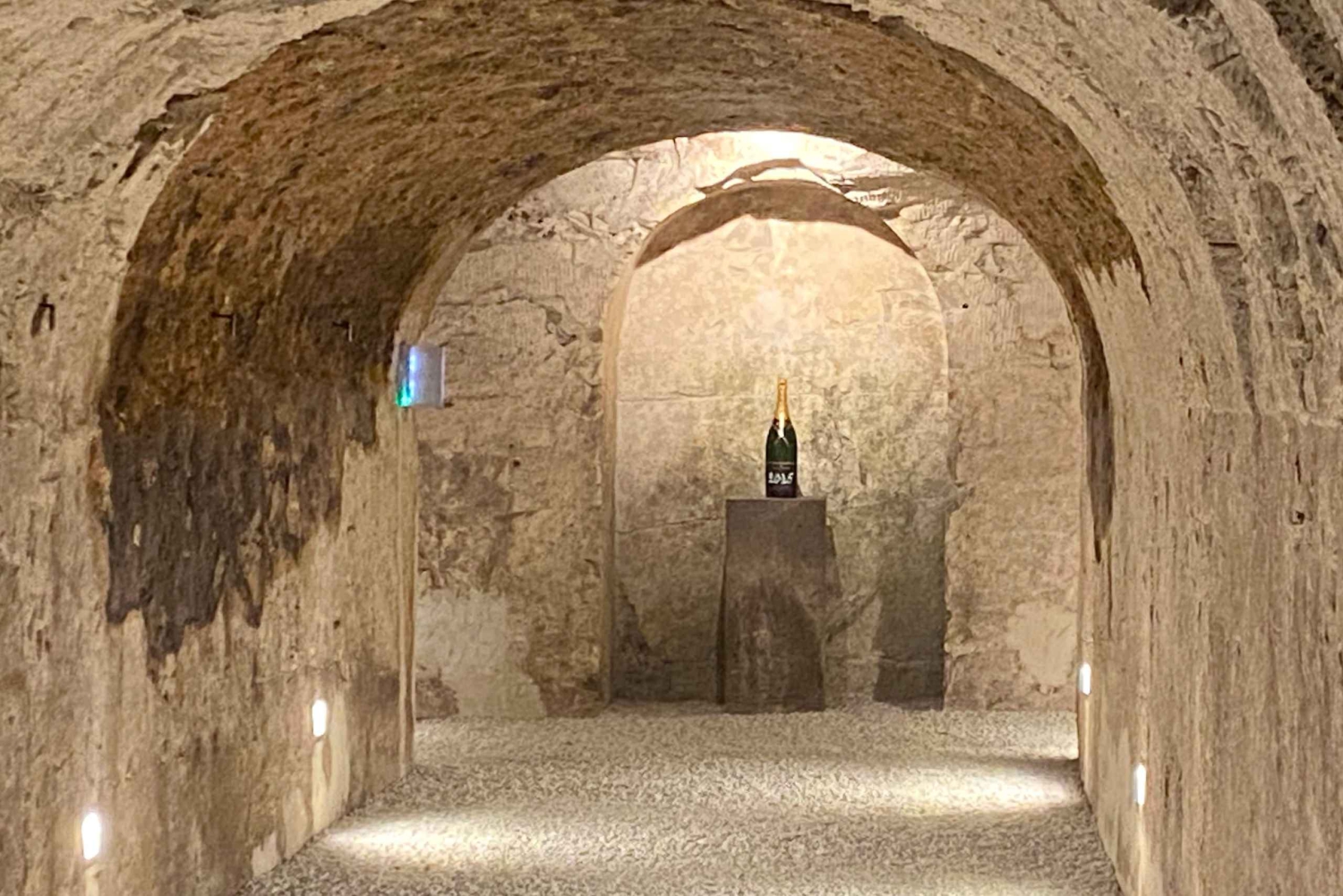 Moët & Chandon vingård och vinkällare 7 provsmakningar Privat champagne