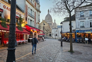 Montmartre före folkmassorna: Rundvandring & frukost