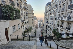 Montmartre före folkmassorna: Rundvandring & frukost