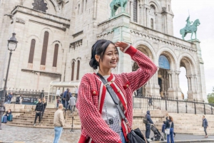 Montmartre Sacre Coeur area photoshoot by Paris photographer