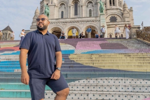 Montmartre Sacre Coeur area photoshoot by Paris photographer