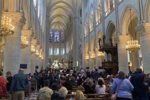 Notre-Damen katedraalin sisätilat ja Île de la Cité -kävelykierros