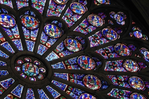 Notre Dame cathedral interior tour entrance with host