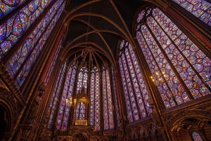 Notre-Dame utendørs tur med bakverk og inngang til Sainte-Chapelle