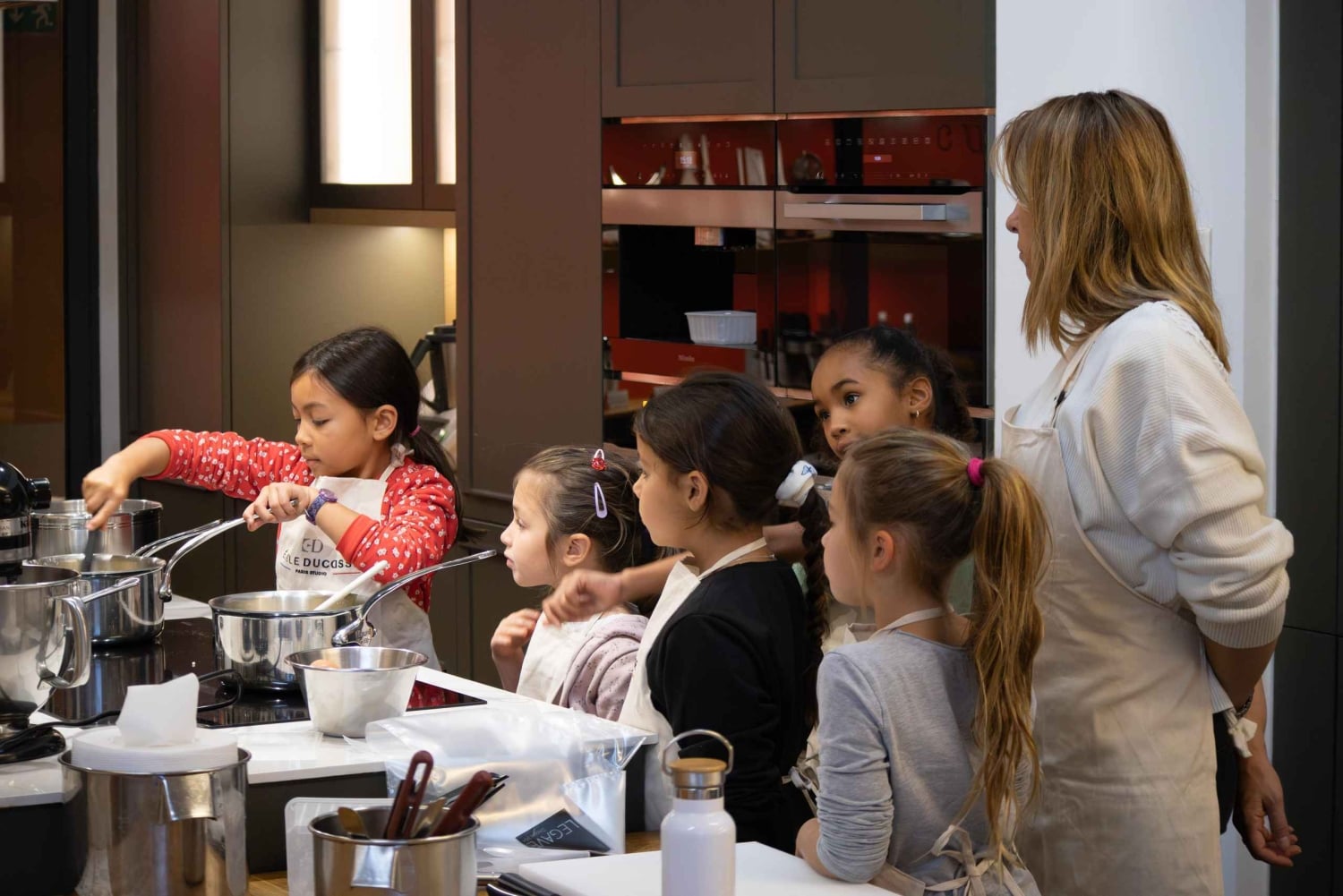 Parent-child cooking or pastry class at the École Ducasse in Paris