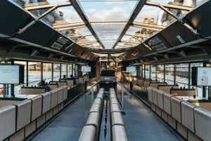 パリ：1時間の観光クルーズと3コースのビストロディナー