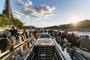 Paris: 1-Hour Sightseeing Cruise with Bistro Dinner