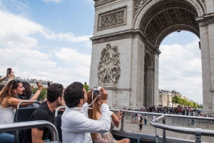 Parijs: Arc de Triomphe Ticket & Big Bus Hop-on-hop-off-bustour