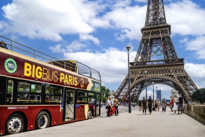 Parijs: Arc de Triomphe Ticket & Big Bus Hop-on-hop-off-bustour