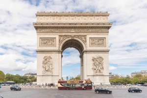 Parijs: Arc de Triomphe Ticket & Big Bus Hop-on-hop-off-bustour