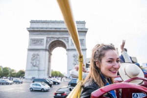 Parijs: Arc de Triomphe Ticket & Big Bus Hop-on-hop-off-bustour