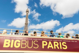 Parijs: Arc de Triomphe Ticket & Big Bus Hop-on-hop-off-bustour