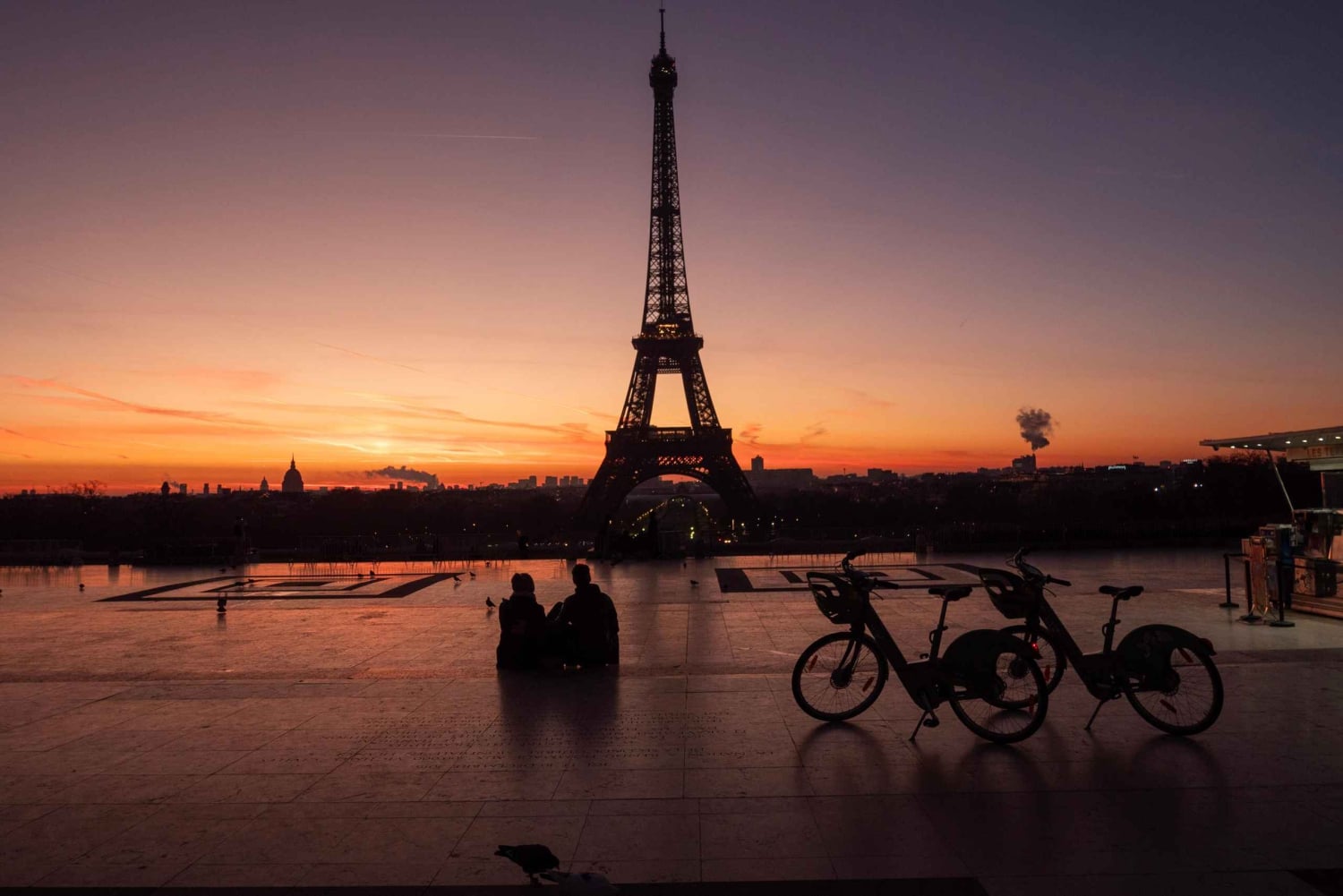 Paris før folkemængderne, cykeltur og morgenmad