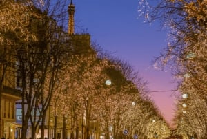 Paris: Julelys-aftentur i stor bus med åbent tag
