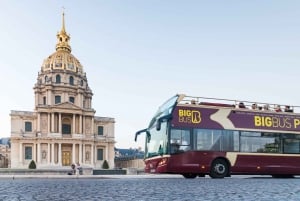 Paris: Big Bus Hop-On Hop-Off Tours with Optional Cruise