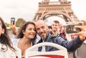 Paris: Big Bus Hop-on Hop-off Tour and Seine River Cruise