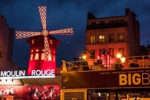 Paris: Big Bus Panoramic Night Tour by Open-Top Bus