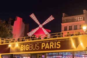 Paris: Sightseeing Night Tour by Open-Top Bus